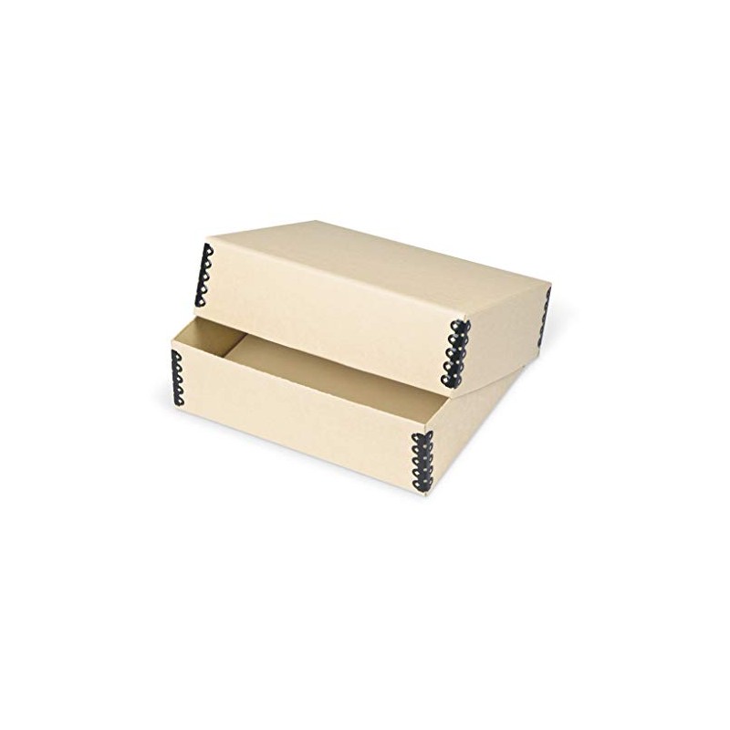 Gaylord Archival Tan Deep Lid Print/Photo Preservation Box - 8