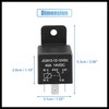 Hihaha 2Pcs Car Relay 5 Pin 12V 40Amp SPST Model