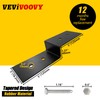 VEVIVOOVY 10“ x 3” Heavy Duty Steel Z Bracket,Double Angle