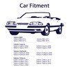 Lantee 50 Pcs 7mm Front Bumper Clips Quarter Panel Push