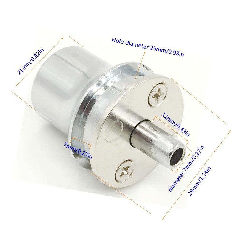 Glass Lock Sliding Glass Door Locks with 2 Keys Cabinet