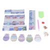 5pcs Diamond Painting Keychain Kit Handmade DIY Cute Shape 5D