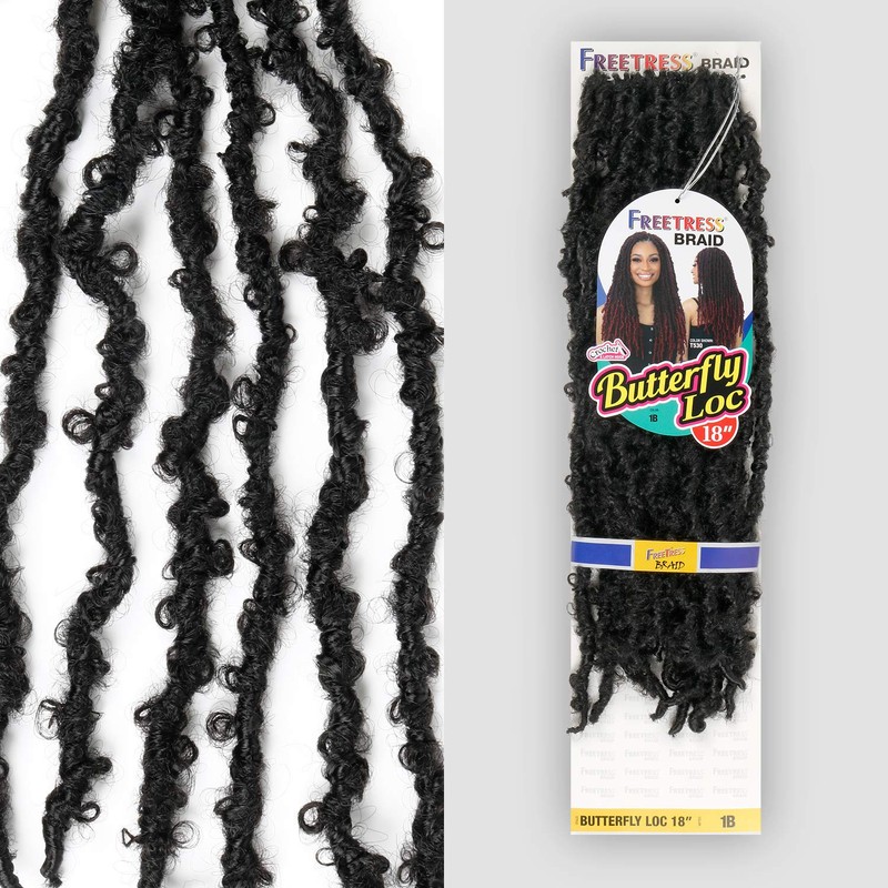 FreeTress Crochet Braids Butterfly Loc 18" (5-PACK, T530)