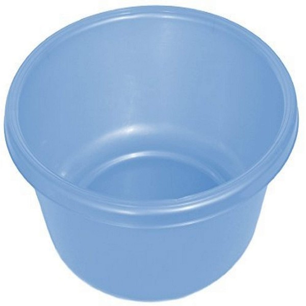 Ybm Home Round Plastic Wash Basin (1148 11.25", Light Blue)
