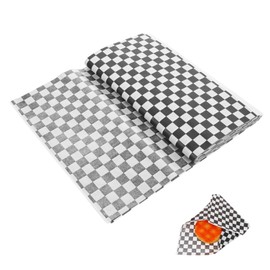 Mobestech 100 Sheets Food Grade Parchment Paper Oil Baking and Wrapping for Sandwiches Cakes and Treats Stylish Black for Easy Food Handling and Presentation