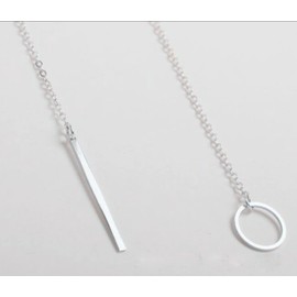 Donaly Women's Chain Necklace, Y-Shape, Narrow, Cute