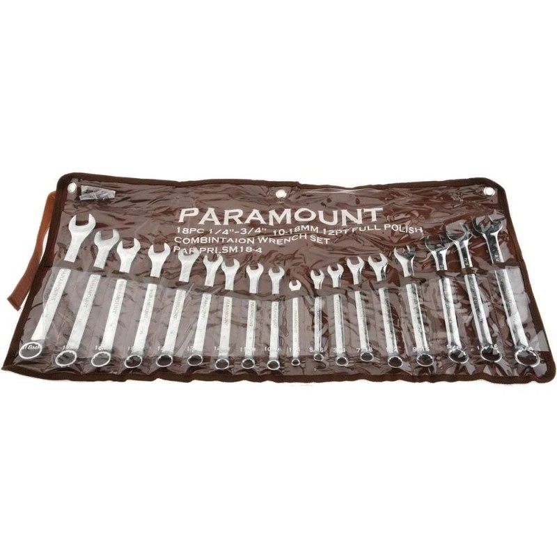 Paramount (18 Piece Set) Paramount 12 Point Inch and Metric