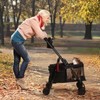 Foldable Pet Stroller for Small/Medium Pets up to 22 lbs