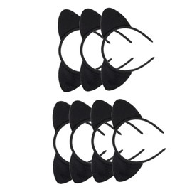 Baluue 6pcs Black Cat Ear Headbands for Cosplay Adorable Hair Hoops for Charming Party Accessories Unique Design for Photo Props and Festivals