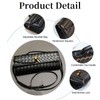Handbags women Handmade Woven Evening Bag PU Leather Handbags clutch
