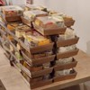 TEMLQPACK 50Pack 4x4x2.5 Inches Brown Charcuterie Boxes with Clear Lids: