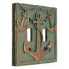 Top Brass Nautical Multiple Anchor & Rope Electrical Cover Wall