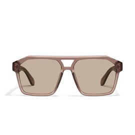 Quay - Sunglasses for Men & Women, Aviator Lenses with UV Protection, Oversized Sunglasses (Sound Check, Doe)