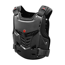 SCOYCO Chest Protector Motorcross, Motorcycle Armor Vest for Men Protective Gear with Hard Shell for Dirt Bike ATV Mountain Bike