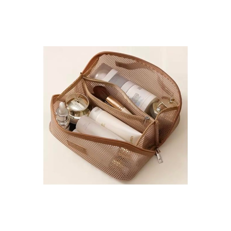 Neceser de Viaje para Cosméticos, Bolsa Portátil de Maquillaje con