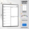 damoguin A3 Weekly Planner Wipe Clean, Magnetic Week Menu Planner,