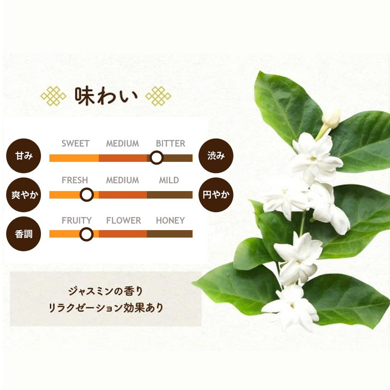 Kyujun Jishi Tea Jasmine Tea (Leaf, 2.5 oz (70 g)