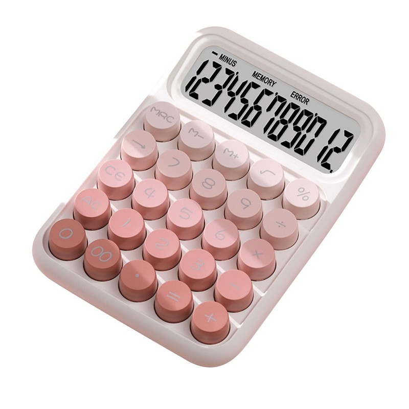 Large Button Calculator with 12 Digits Clear Display Screen Calculator