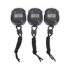 3 PCS Sports Stopwatch High Accuracy Waterproof 40mah Sports Stopwatch