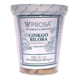 Ginkgo Biloba 150 Cápsulas 400 Mg Prosa
