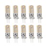 10pcs G4 LED Bulb 1.5W DC12V Warm White 3000K 110LM