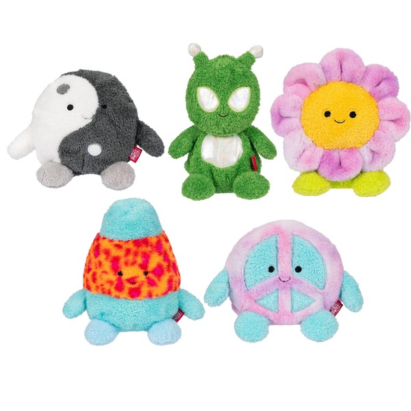 BumBumz BumBumz 4.5-inch RetroBumz Plush 5-Pack - Yin Yang Josh,