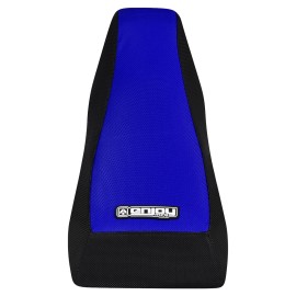 Honda Fourtrax TRX 70 Gripper Seat Cover 1986 - 1987 BLACK side - BLUE top #279