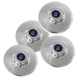 Pro-One Classic Nipple Style 4-Lug VW Bug Beetle GHIA Type 3 HUBCAP Package W/Wolf Crest, Set of 4