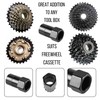 Freewheel Cassette Removal Tool, E Bike Bicycle Compatibility with Shimano,