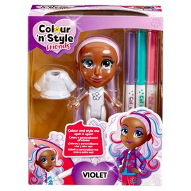 Goliath Colour'N'Style Friends Purple Creates Infinity Looks. Personalise and Creative Leisure Doll Age 3+