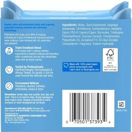 Neutrogena Cleansing Fragrance Free Makeup Remover Face Wipes 2 Pack