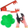 TIHOOD TIHOOD 3PCS Professional Rose Leaf Thorn Stripper Kit Stripping
