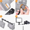 UTEBIT Camera Shoe Bracket with Hot Shoe, 30cm Head Plate,