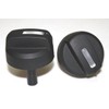 BBQ Grill 2 Piece Set Control Knobs 2-1/8" Dia. Compatible