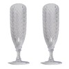 VX AE-180 Plastic Hardened Champagne Glass
