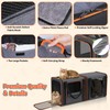 Cat Carrier Bag Large for Travel: 2-in-1 Cat Carrier Soft