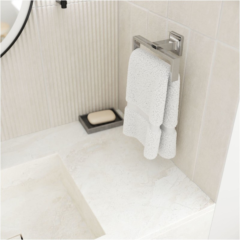 Pfister, BRB-VRVD, Verve 7-1/4" Wall Mounted Towel Ring, Polished Nickel