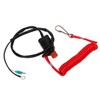 Boat Engine Emergency Stop Switch Safety Tether Lanyard ABS for
