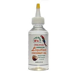 Jamaican Liquified Coconut Oil Bottle, 4 oz.