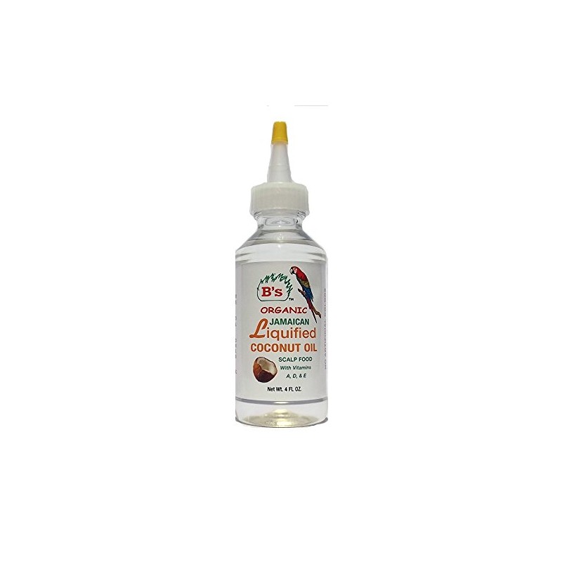Jamaican Liquified Coconut Oil Bottle, 4 oz.