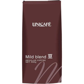 Uni-Cafe Mild Blend Coffee (Beans) 17.6 oz (500 g), Regular (Beans)
