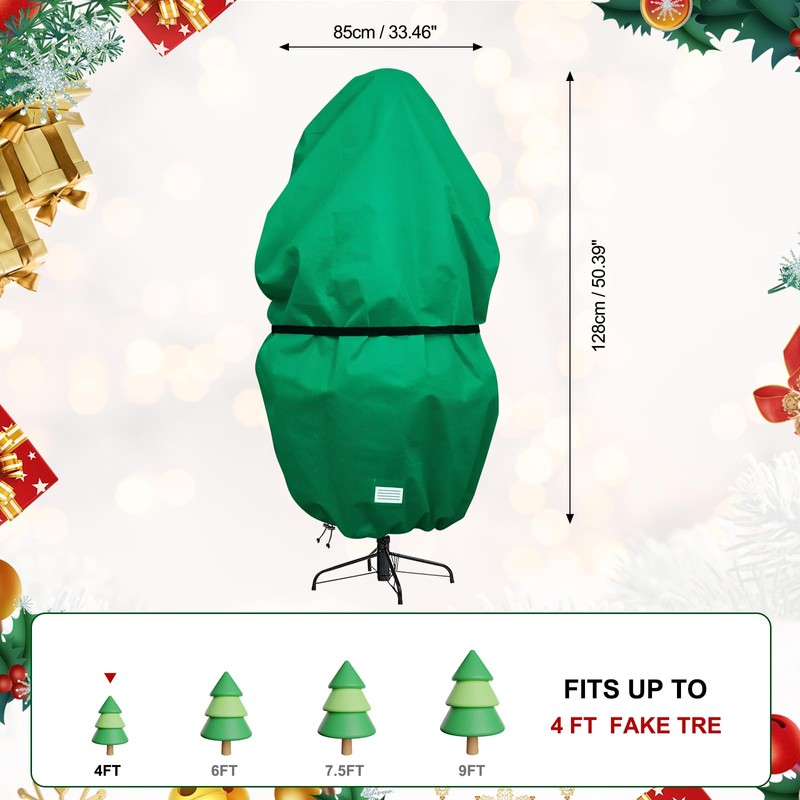 Christmas Tree Storage Bag,Xmas Tree Bag with Durable Drawstring &