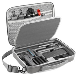 Carrying Case for Insta360 X5 Storage Protective Travel Bag for Insta 360 X5 X4 Basic Bundle Battery Fast Charge Accessories Bullet Time Handle/114CM/Foldable 2 in 1 Selfie Stick/FOMO Power Handle