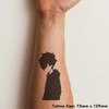 'Minimalist Emo Boy' Temporary Tattoo - Water Resistant, Skin-Safe, Non-Toxic