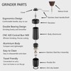 Manual Coffee Grinder, Hxswkk Hand Coffee Bean Grinder with 6-star