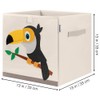 CLCROBD Foldable Animal Cube Storage Bins Fabric Toy Box/Chest/Organizer for