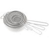 HIC Fine Mesh Strainer Set, 18/8 Stainless Steel, 5.5-Inch