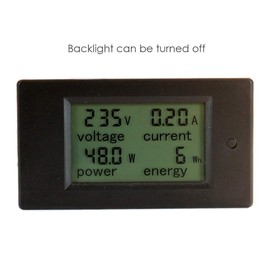 Hailege Digital Multimeter AC 80-260V 100A PZEM-061 LCD Display Digital Current Voltage Power Energy Multimeter Ammeter Voltmeter with Current Transformer CT