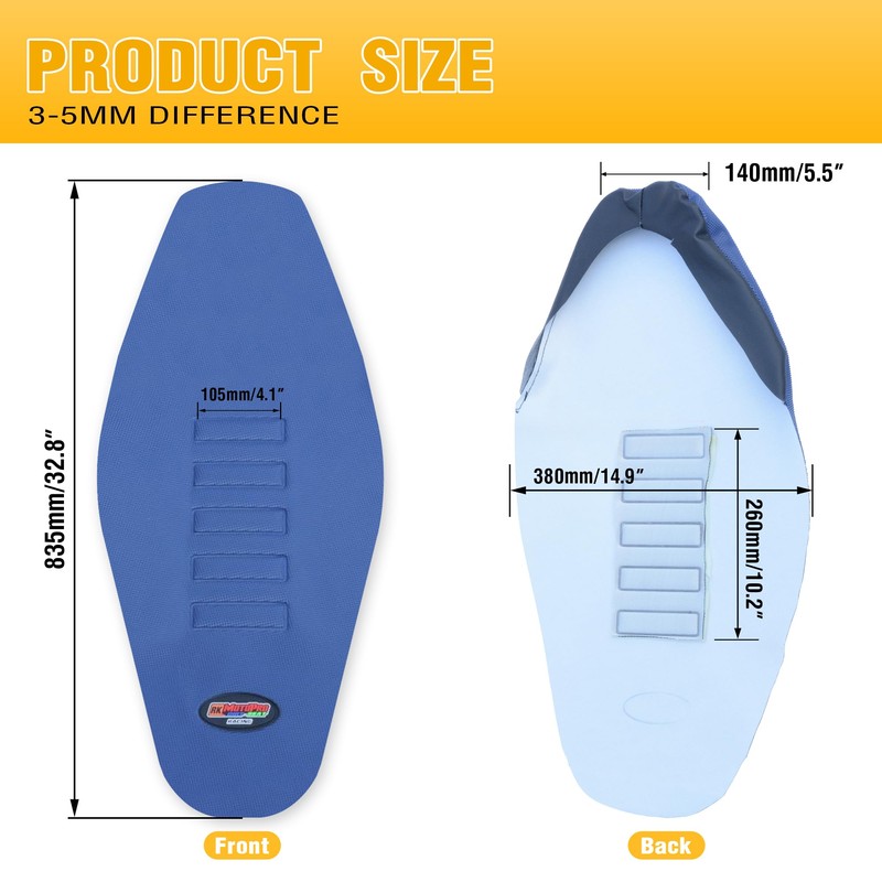 sawrain - Funda universal para asiento de bicicleta, color azul
