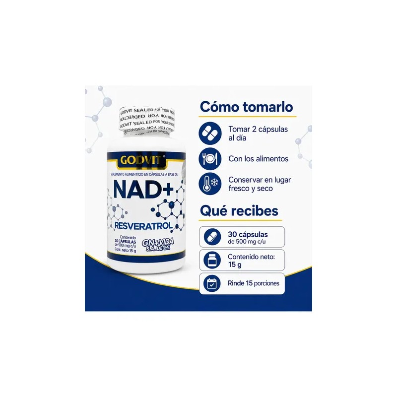 Nad Resveratrol Caps Godvit Vida Sabor